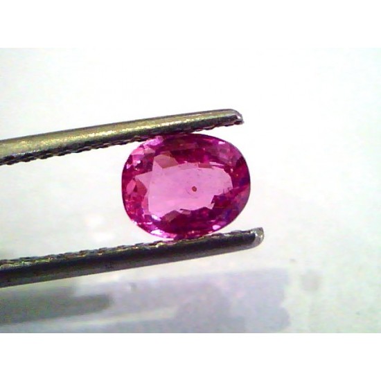 1.39 Ct Certified Unheated Untreated Natural Madagaskar Ruby
