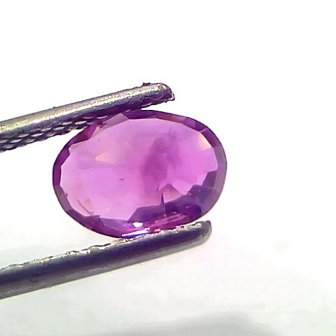 1.47 Ct Certified Unheated Untreted Natural Madagaskar Ruby Gemstone