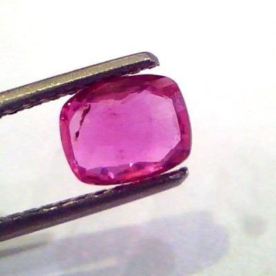 1.54 Ct 2.5 ratti Certified Unheated Untreated Natural Madagaskar Ruby