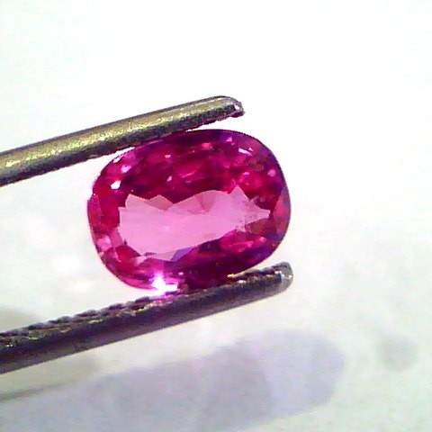 1.58 Ct Certified Unheated Untreated Natural Madagaskar Ruby
