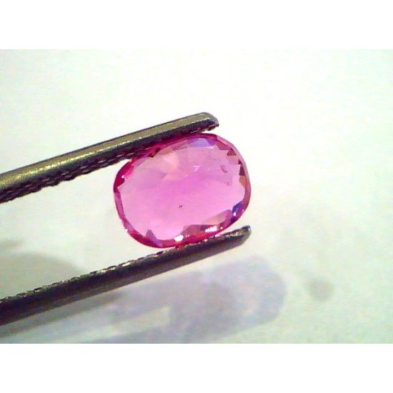 1.58 Ct Certified Unheated Untreated Natural Madagaskar Ruby