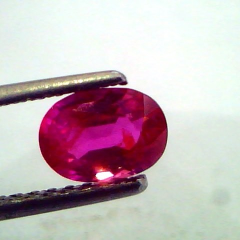 1.60 Ct Unheated Untreated Natural Old Burma Ruby **RARE**