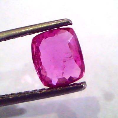 1.66 Ct Certified Unheated Untreated Natural Madagaskar Ruby