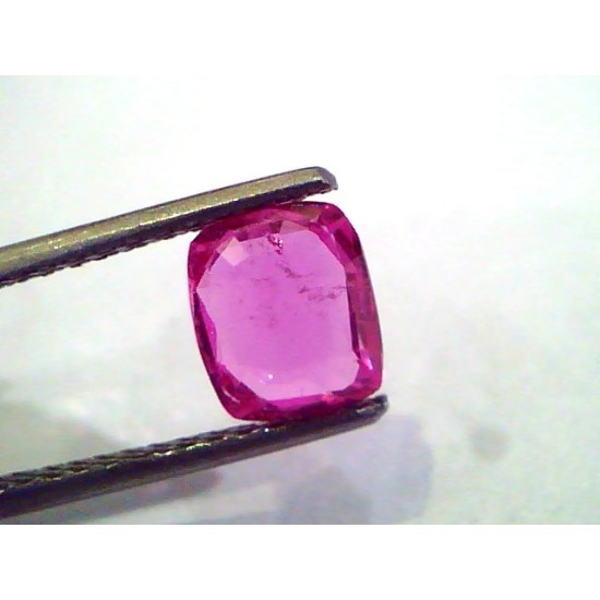 1.66 Ct Certified Unheated Untreated Natural Madagaskar Ruby