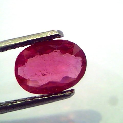 1.79 Ct Natural Ruby Gemstone Manek Gem for Sun (Heated)