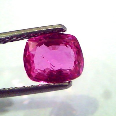 1.78 Ct 3 Rt Certified Unheated Untreated Natural Madagaskar Ruby Gem
