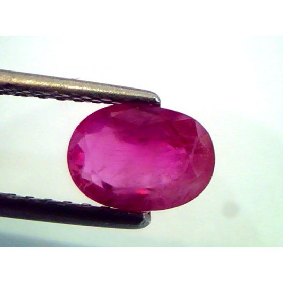 1.80 Ct Unheated Untreated Old Burma Mines Natural Ruby **RARE**