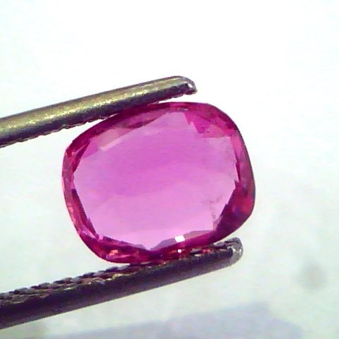 1.87 Ct 3.25 Rt Certified Unheated Untreated Natural Madagaskar Ruby