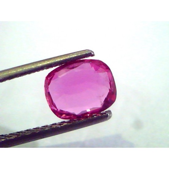 1.87 Ct 3.25 Rt Certified Unheated Untreated Natural Madagaskar Ruby