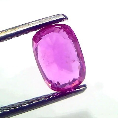1.89 Ct Certified Unheated Untreted Natural Madagaskar Ruby Gems