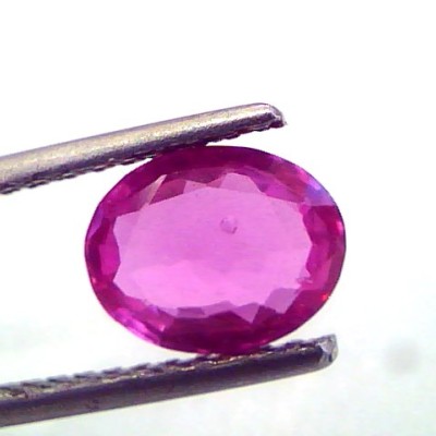 1.95 Ct IGI Certified Unheated Untreated Natural Madagaskar Pinkish Ruby