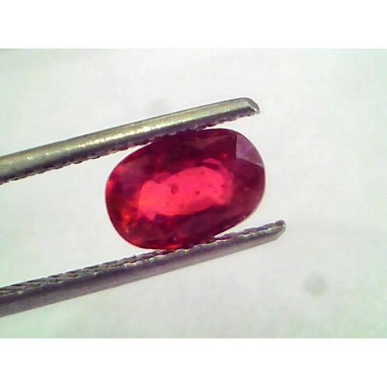 1.98 Ct Natural Ruby Gemstone Manek Gem for Sun (Heated)