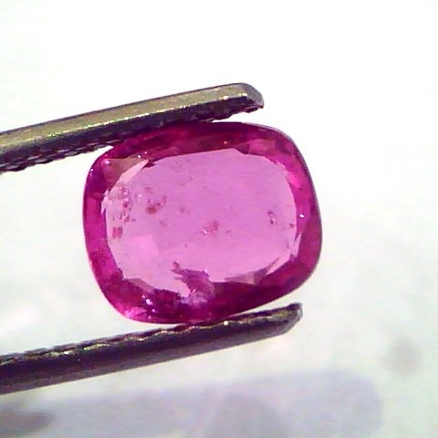 1.98 Ct Certified Unheated Untreated Natural Madagaskar Ruby Stone