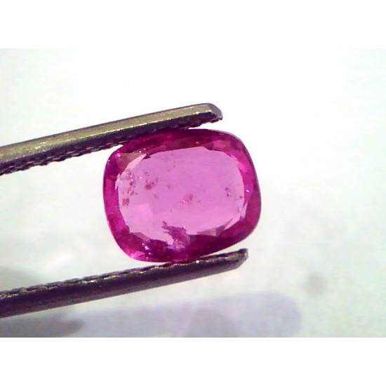 1.98 Ct Certified Unheated Untreated Natural Madagaskar Ruby Stone