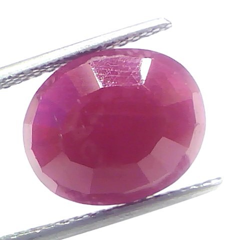 Huge 10.07 Ct Certified Unheated Untreated Natural New Burma Ruby