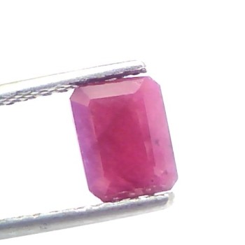 1.99 Ct Certified Unheated Untreated Natural New Burma Ruby