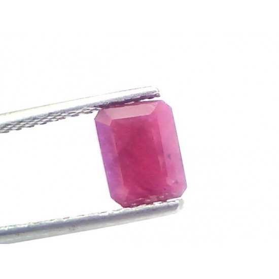 1.99 Ct Certified Unheated Untreated Natural New Burma Ruby