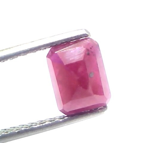 1.99 Ct Certified Unheated Untreated Natural New Burma Ruby