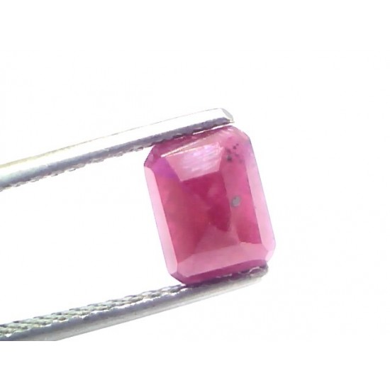 1.99 Ct Certified Unheated Untreated Natural New Burma Ruby