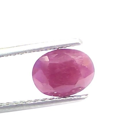 2.04 Ct Certified Unheated Untreated Natural New Burma Ruby
