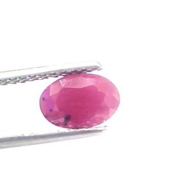 2.14 Ct Certified Unheated Untreated Natural New Burma Ruby