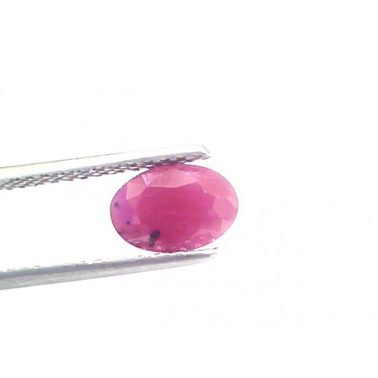 2.14 Ct Certified Unheated Untreated Natural New Burma Ruby