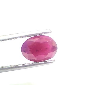 2.13 Ct Certified Unheated Untreated Natural New Burma Ruby