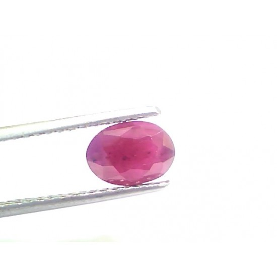 2.13 Ct Certified Unheated Untreated Natural New Burma Ruby