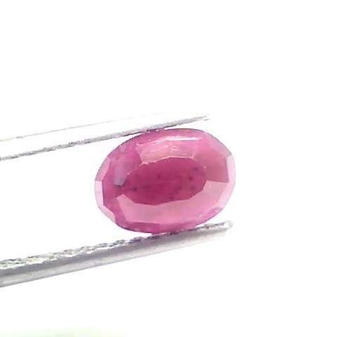 2.13 Ct Certified Unheated Untreated Natural New Burma Ruby