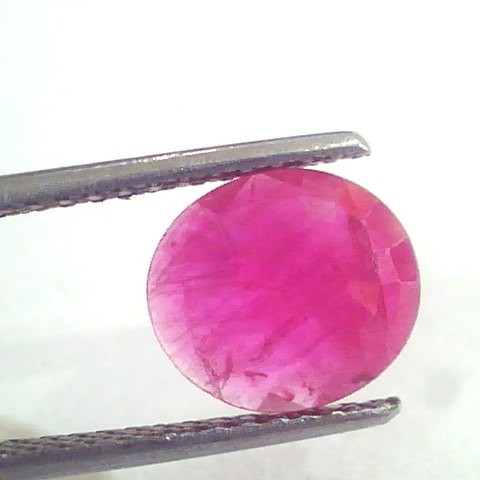 2.15 Ct Natural Old Burma Mines Ruby Gemstone Manik Stone