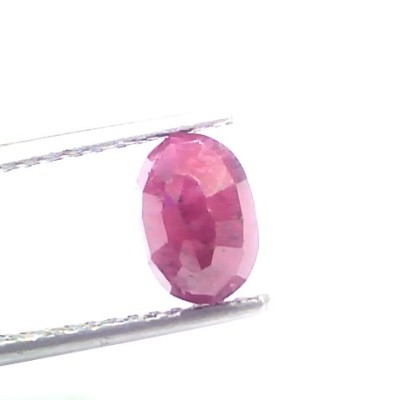 2.23 Ct Certified Unheated Untreated Natural New Burma Ruby