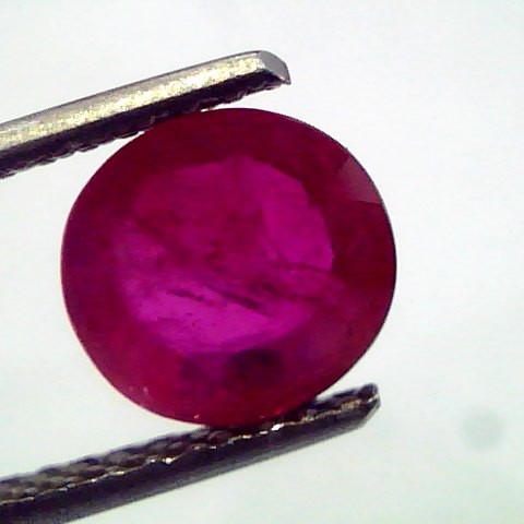 2.18 Ct Certified Unheated Untreated Natural Mozambique Ruby