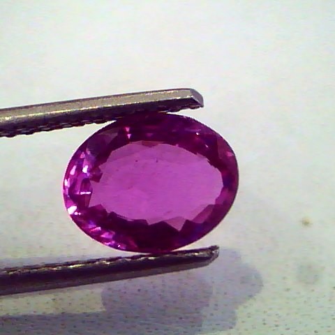 2.19 Ct IGI Certified Unheated Untreated Natural Pinkish Ruby **RARE**
