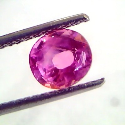 2.22 Ct Unheated Untreated Natural Old Burma Ruby Gemstone *Rare*