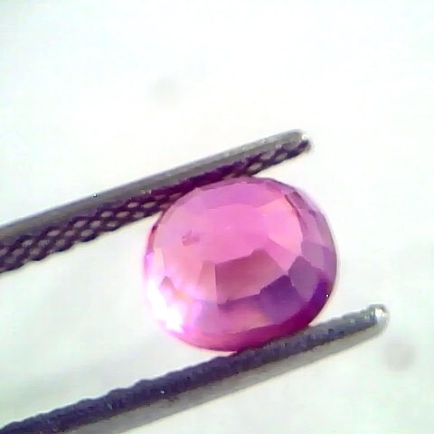 2.22 Ct Unheated Untreated Natural Old Burma Ruby Gemstone *Rare*
