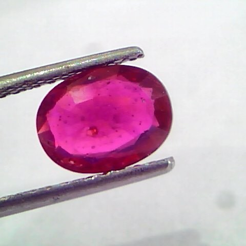 2.23 Ct Natural Ruby Gemstone Manek Gem for Sun (Heated)
