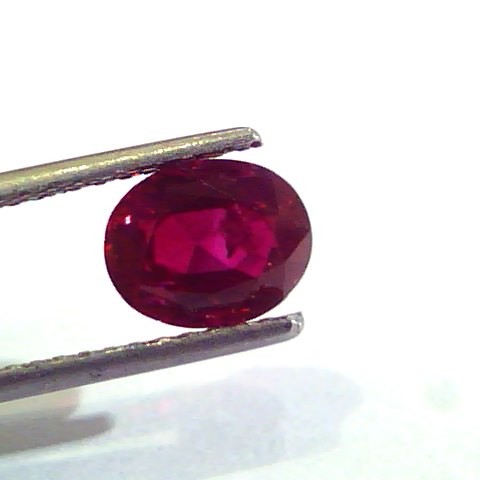 2.23 Ct Unheated Untreated Natural Old Burma Mines Blood Red Ruby