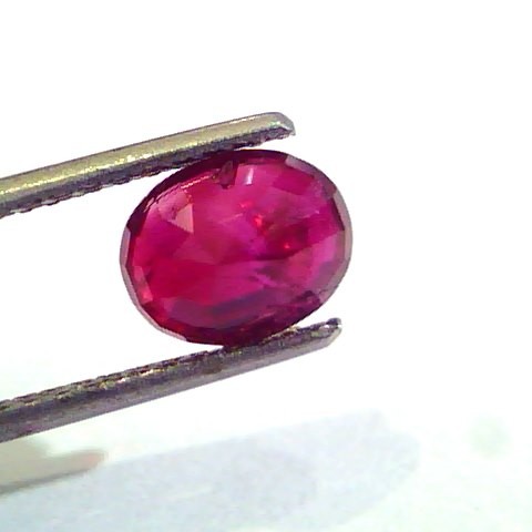 2.23 Ct Unheated Untreated Natural Old Burma Mines Blood Red Ruby