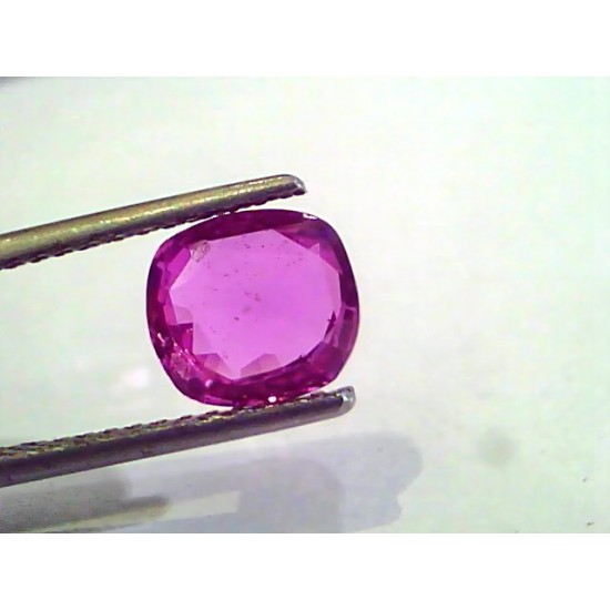 2.29 Ct Certified Unheated Untreated Natural Madagaskar Ruby