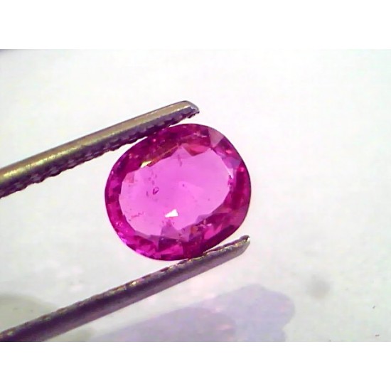 2.32 Ct Certified Unheated Untreated Natural Madagaskar Ruby