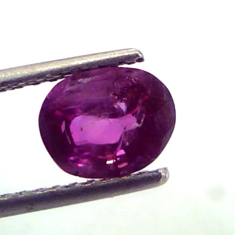 2.35 Ct Certified Unheated Untreated Natural Ceylon Ruby