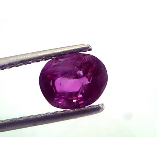 2.35 Ct Certified Unheated Untreated Natural Ceylon Ruby