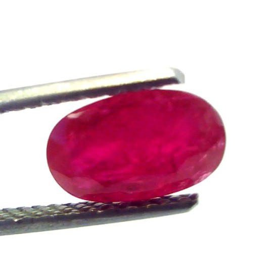 2.34 Ct Certified Untreated Natural Mozambique Ruby