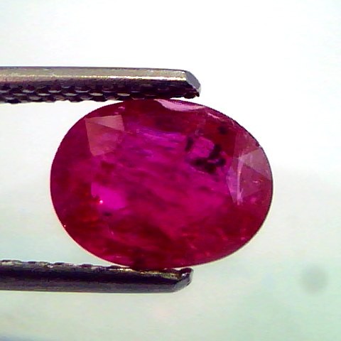 2.37 Ct Untreated Natural Mozambique Blood Red Ruby No Treatment