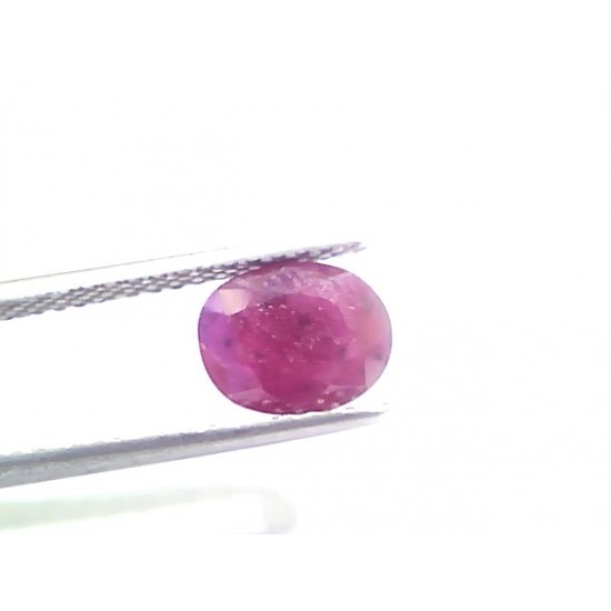 2.41 Ct Certified Unheated Untreated Natural New Burma Ruby