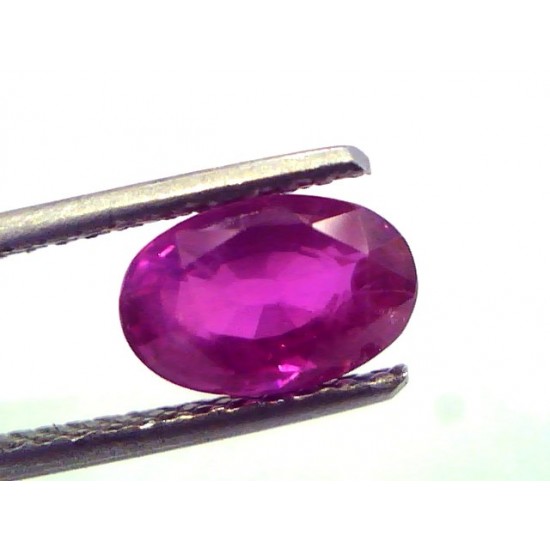2.4 Ct Unheated Untreated Natural Old Burma Mines Ruby **Rare**