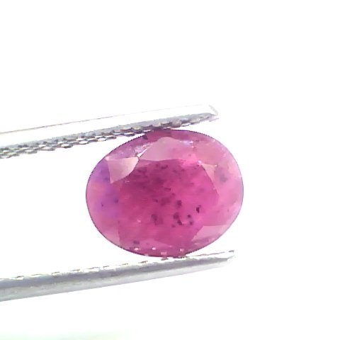 2.43 Ct Certified Unheated Untreated Natural New Burma Ruby