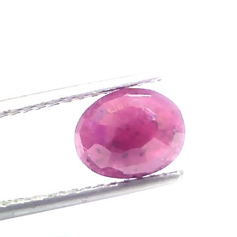 2.43 Ct Certified Unheated Untreated Natural New Burma Ruby