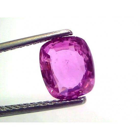 2.50 Ct GII Certified Unheated Untreted Natural Madagaskar Ruby AAA
