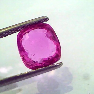 2.52 Ct Certified Unheated Untreated Natural Madagaskar Ruby